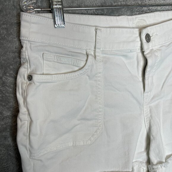 Tommy Bahama Women Preppy Ana Twill Cuffed Stretch White Utility Shorts 10 White - Picture 3 of 10